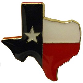 Trade Winds Wholesale Pack of 50 State of Texas Map Motorcycle Hat Cap Lapel Pin