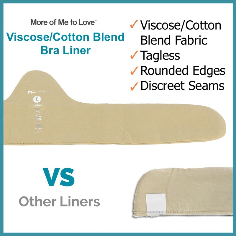 Bra Liner Sweat Pad Set (70% Viscose & 30% Cotton)