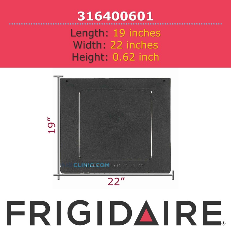 Frigidaire 316400601 Oven Bottom Panel for Electric Ranges and Stoves,