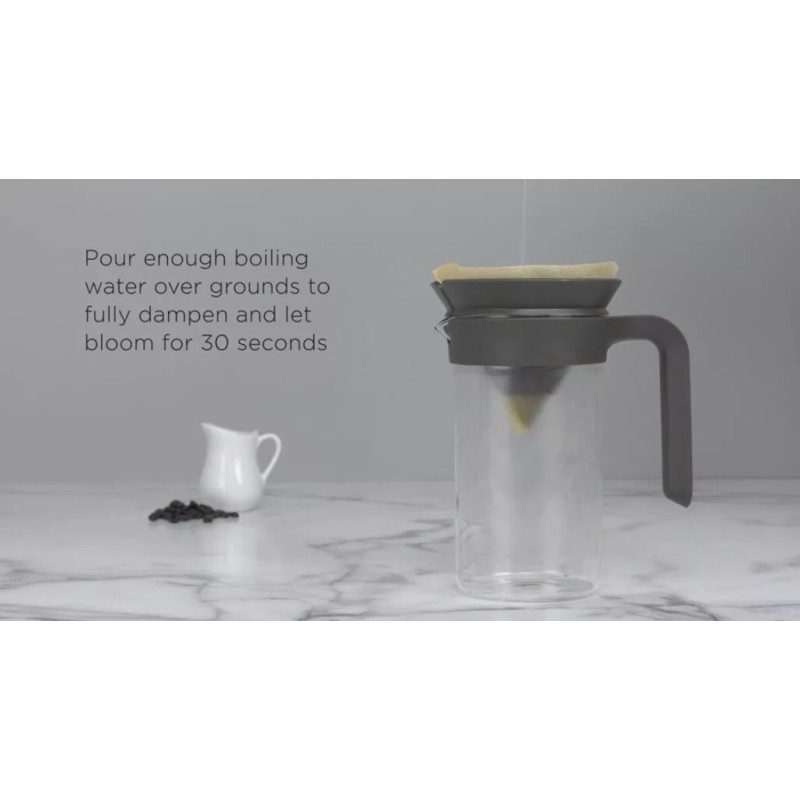 Chef'n Chef’n, 3-in-1 Cold Brew Glass Coffee Cold Brew, Pour