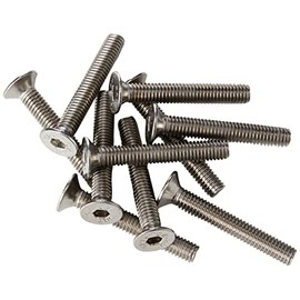 AHCA2 Stainless Steel Socket Countersunk Screw Allen Key Bolts M6 6mm x 40mm (Pack of 10)
