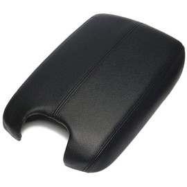 Center Console Cover for Honda Accord 2008 2009 2010 2011 2012, Black Leather Suture Console Armrest Lid Replacement for 2008-2012 Honda Accord Center Console Cover by KAKO