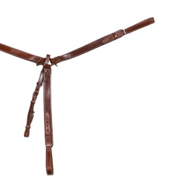 M-Royal Saddles Pecho-Pretal Cafe Vaqueta Caballo Horse Breast Collar