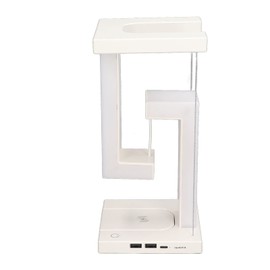 Aoresac Magnetic Levitating LED Desk Lamp with Touch Switch 3 Lighting Gears, Wireless Charging, Magnetic Levitating Desk Lamp for Work Desk