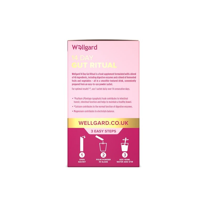 Wellgard 14 Day Gut Ritual - Psyllium Husk Fibre Supplement