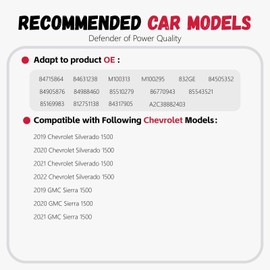 84505356 84631238 M100313/Fuel pump Assembly/Compatible with Chevy Silverado 1500 GMC Sierra 1500 2019 2020/Replace with 84505356, 86770979, M1000313