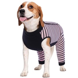 Kuoser Dog Surgery Recovery Suit - Female Hind Legs Post Surgery Body Suit Pink L