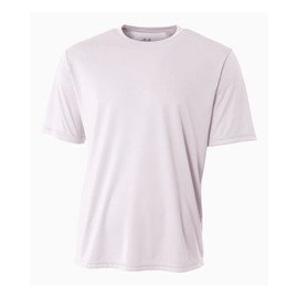 A4 Mens Cooling Performance Crew, Small, White
