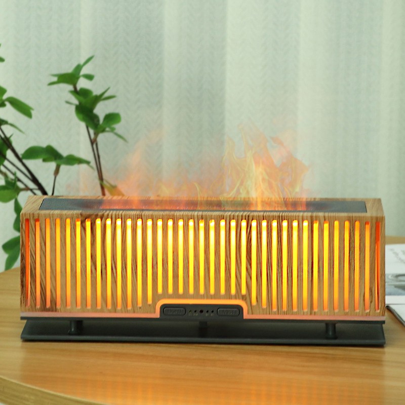 200ml Flame Diffuser Humidifier Desktop Air Aroma Essential Oil Diffusers