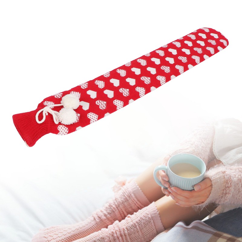 Hot Water Bottle Soft Rubber Knitting Sleeve Hot Water Bag