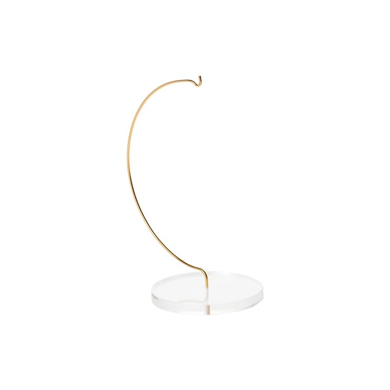 Plymor Wire Ornament Hanger Display with 3.25" Clear Acrylic Thick