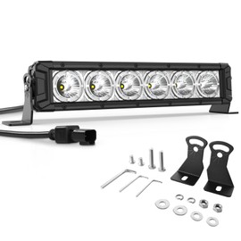 Autofeel 14 inch Led Light Bar, 60W 6300LM, Led Fog Offroad Driving Lights with Daytime Running Light for Trucks Cars Jeep, 2 Years Warranty