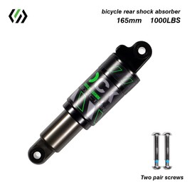 Chooee Mountain Bike Rear Shock absorber Rear Oil MTB Damper 120mm/125mm/150mm/165mm/185mm/190mm/200mm Bicycle Rear Damper 185mmx1000lbs
