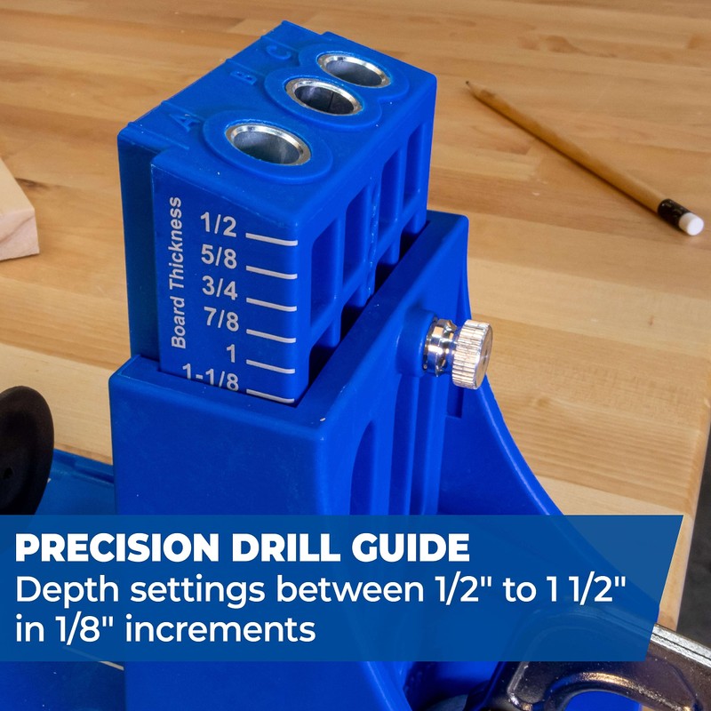 Kreg K4 Pocket Hole Jig - Adjustable, Versatile Jig for