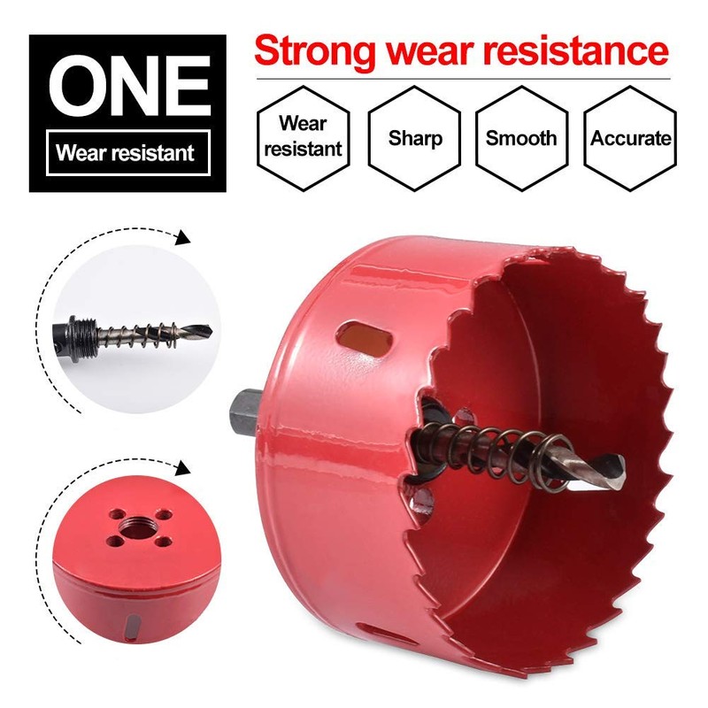 NGe 120mm Hole Saw, 4.7” Cutting Diameter M42 Bi-Metal HSS