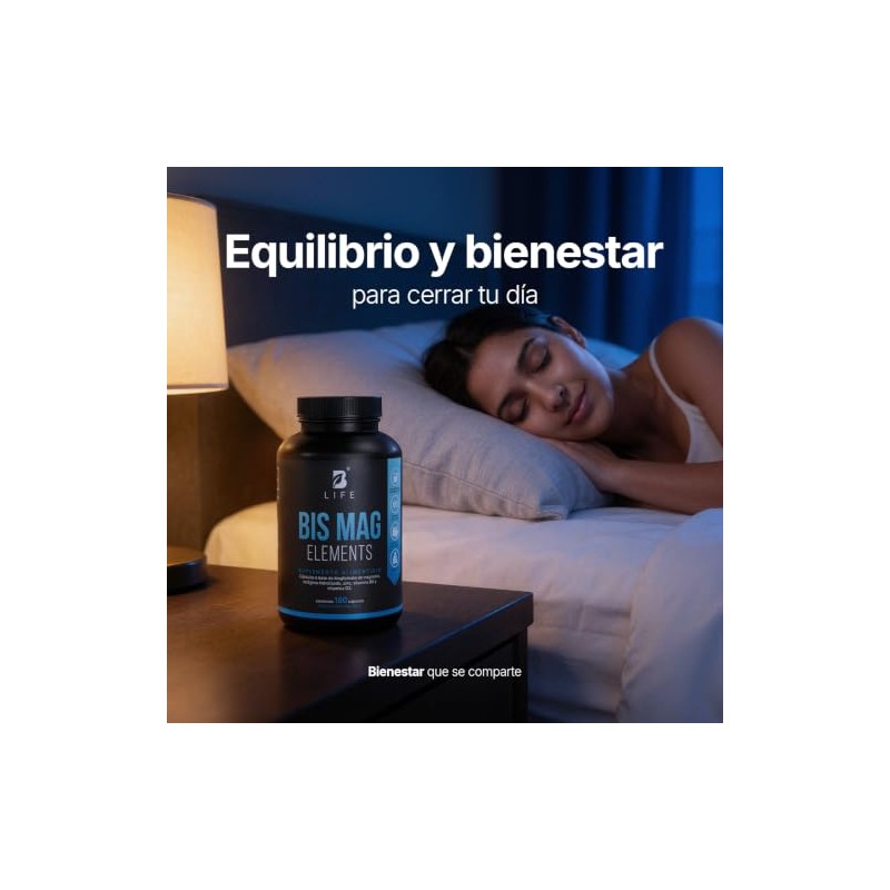 Life Bisglicinato Magnesio 180 Cápsulas 1200mg Por Porción Alta Absorción