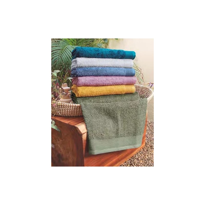 Vianney Toalla 100% Algodón Baño Azul Marino Super Suave Vianney
