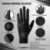 AF EQUESTRIAN Ladies Horse Riding Gloves Equestrian Premium Synthetic Leather