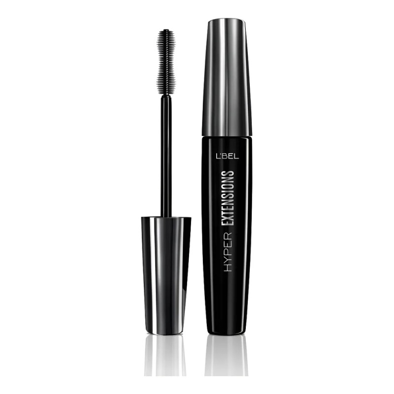 L'bel Máscara De Pestañas Forever Hyper Extensions 9g Color Negro