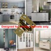 Self-Closing Cabinet Door Hinges, 1/2" Overlay Kitchen Cabinet Door Hinges,
