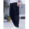 Comdecevis Men's Casual Cargo Pants Workout Joggers Stretch Sweatpants Hiking