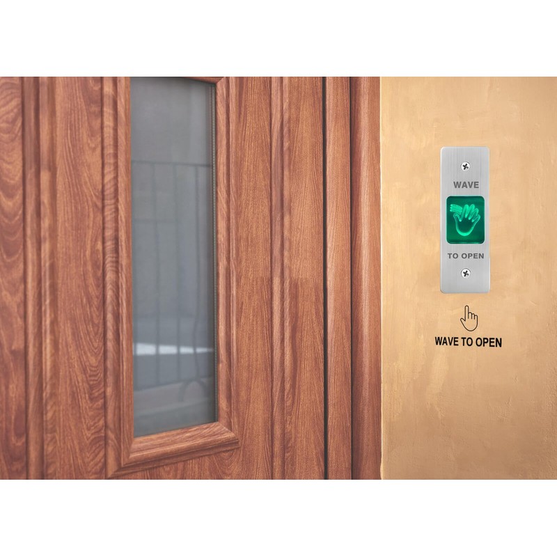 Infrared Sensor Exit Button DC 12V 24V Wall Embedded Mount