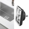 Qezodsx Stainless Steel Square Sink Strainer Plug Kitchen Sink Drain
