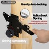 DURIGID Heavy Duty Gate Latch, Gravity Auto-Locking Gate Locks for