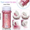 s 12 Pcs 2oz White Jar 5D Cat Glitter Sparkly