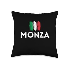 Monza City Italy Vacations Traveling Italian Women Men Pun Throw Pillow