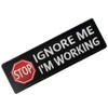 Service Dog Ignore Me I'm Working Warning Vests/Harnesses Patch Embroidered