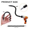 17Pcs Flexible Drill Bit Extension Right Angle Drill Attachment Set,