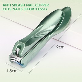 QGK Nail Clippers Gifts for Women, Nail Clipper with Collection Container for Fingernails and Toenails, Large, Nail Clippers, Mum Gift, Father's Day, Men Gifts