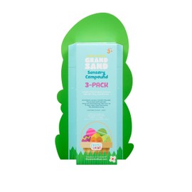 Chuckle & Roar - Grand Sand Egg 3 Pack - Tactile Arts and Crafts - Sensory and Fidget Fun - Great for Baskets - Ages 3 and Up