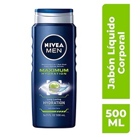 NIVEA MEN Jabón Líquido Corporal 3 en 1 Originals (500 ml) jabón Antibacterial para Cuerpo, Rostro y Cabello