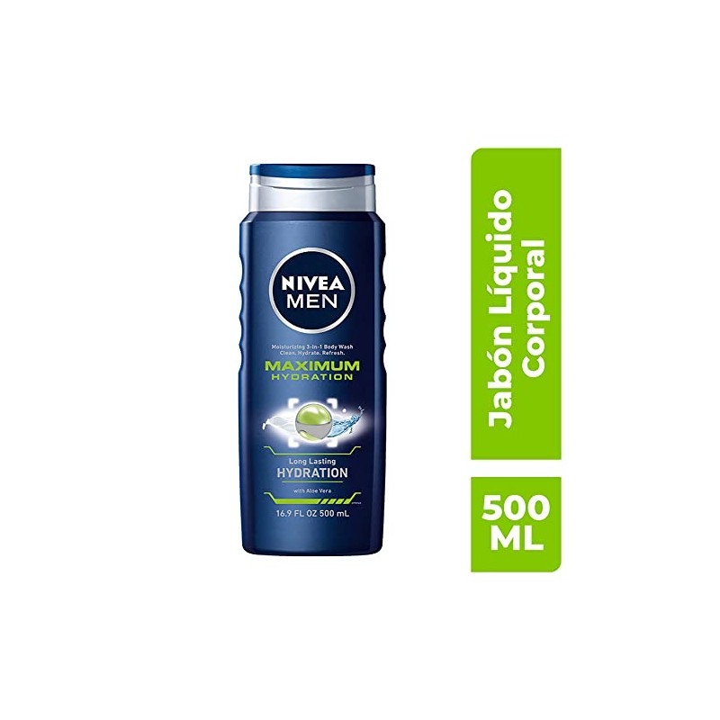 NIVEA MEN Jabón Líquido Corporal 3 en 1 Originals (500