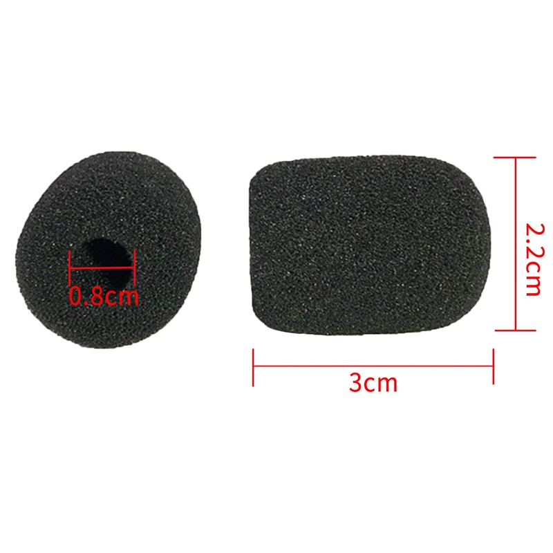 8pcs Headset Microphone Foam Cover,Foam Mic Cover Handheld Microphone Windscreen,Small