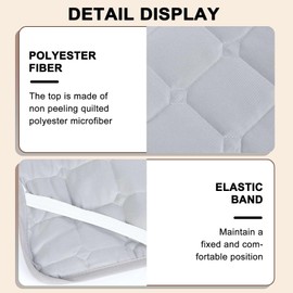 Mattress Cover for Massage Table Bed with Hole, Beauty Salon Pad, Non- Cushion 185X70cm Gray Bed Pad Thickness 2mm