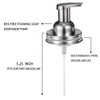 Amolliar Mason Jar Foaming Soap Dispenser Pump Lids, Rustproof Stainless