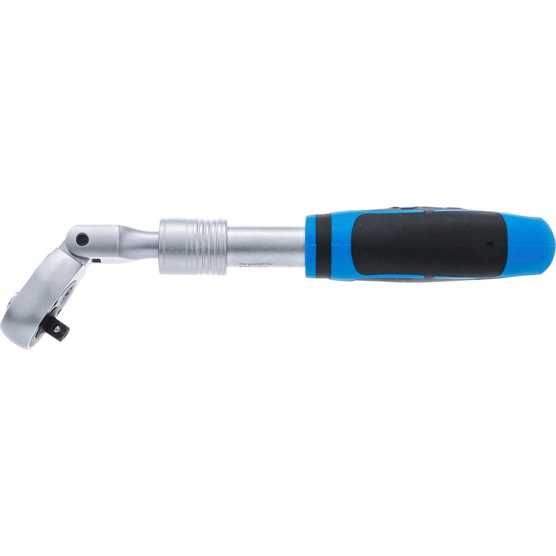 BGS 25125 Reversible Ratchet, Extendible, Angled Outlet, External Square Drive