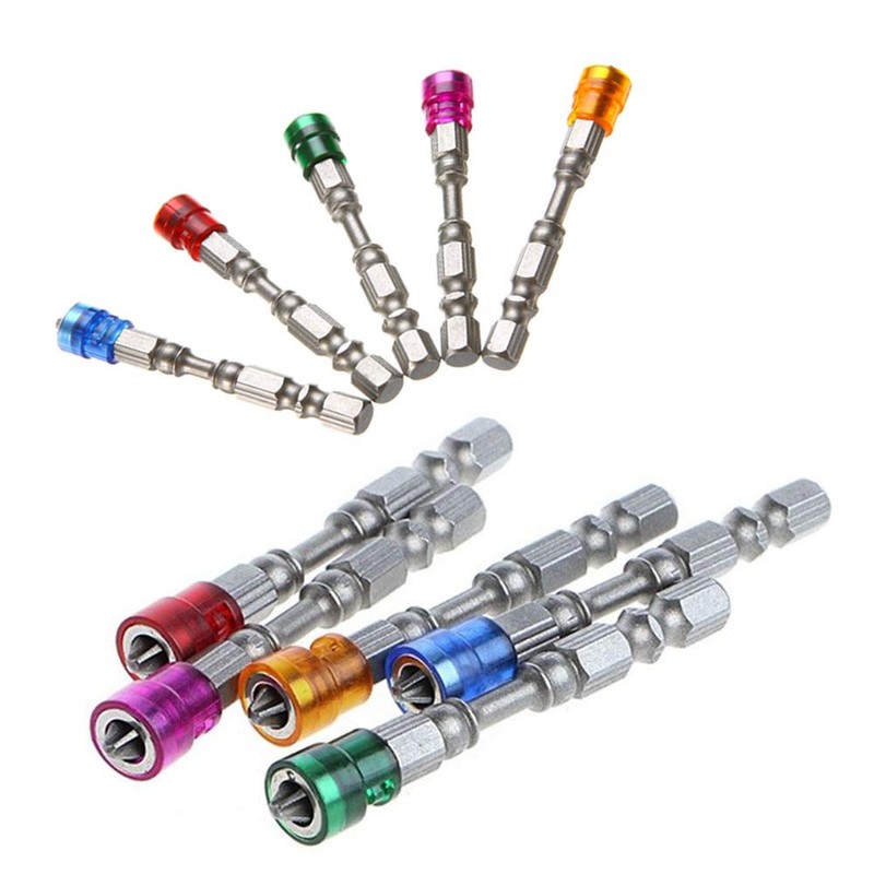Eyech 10pcs PH2 Magnetic Phillips Cross Screwdriver Bits Set 1/4