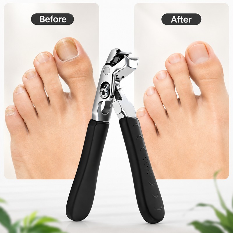 Nail Clipper Set for Thick Nails – Stainless Steel Wide