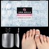 UNA GELLA Square Gel Toe Tips - 504pcs, 15 Sizes,
