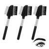 Small Eyelash Comb, 3Pcs Metal Teeth Lash Separator & Eyebrow