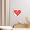 2Pcs Blank Wall Canvas Banner Decorative DIY Plaque Blank Wall
