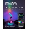 Modern RGB Spiral Table Lamp,Cool night lights,Portable USB Powered lamp
