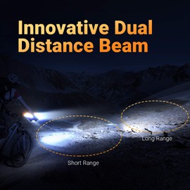 Bike Light Front, Super Bright 10000 Lumens USB Rechargeable Bicycle Headlight with IP65 Waterproof and 13 Lighting Modes Bicycle Light Fits for Bike All Road Bicycle Mountain Night Riding