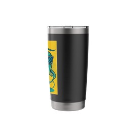 Funny Pop Art Tooth Dental Floss Dentistry Dentist Stainless Steel Insulated Tumbler
