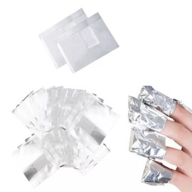 Sokoff 네일아트 젤네일 쏙오프 호일솜 호일랩 50매 쏙오프클립 Nail Art Gel Nail Soak Off Foil Cotton Foil Wrap 50pcs Soak Off Clip [Soft Off Q-Tip Cotton Swabs - 50 pieces]