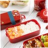 MAGICLULU 4 Box Bento Box Strap Elastic Band Lunch Box
